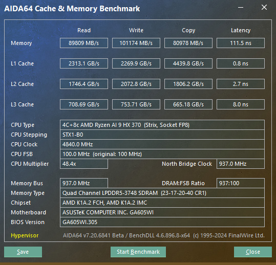 ASUS ROG Zephyrus G16 (2024): Test notebooku s AMD Ryzen AI 9 HX 370 a RTX 4070