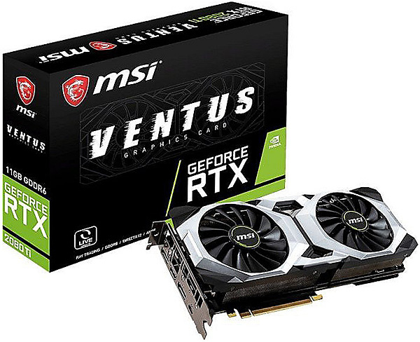 Grafická karta nVidia GeForce RTX 2080 Ti – MSI GeForce RTX 2080 Ti VENTUS 11G OC