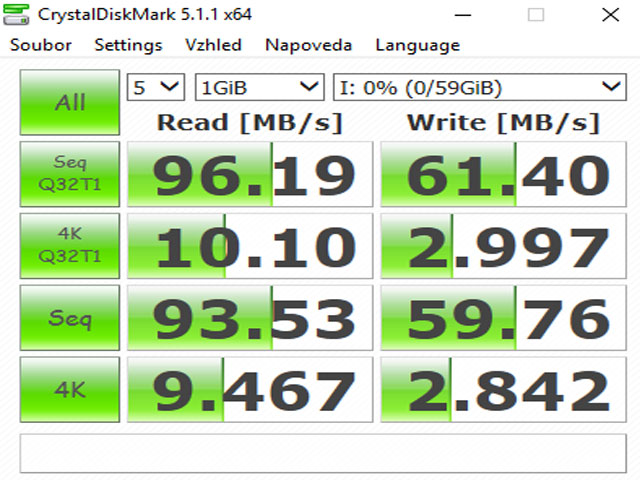 CrystalDiskMark 5.1.1