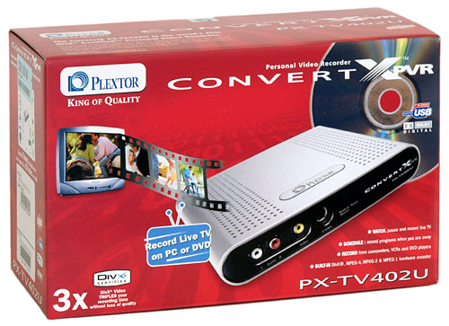 TV tuner s neobvyklými schopnostmi - Plextor ConvertX PVR PX-TV402U