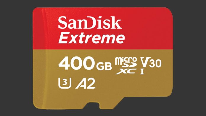 SanDisk představil rychlou 400GB microSD kartu