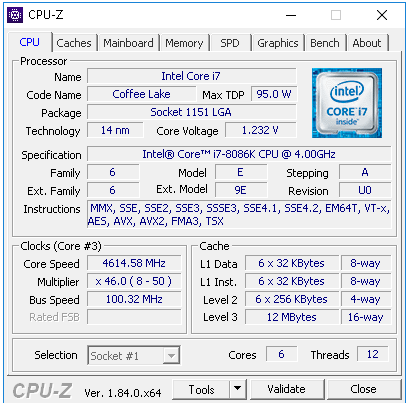 Limitovaná edice Core i7-8086K s taktem až 5,0 GHz v testu