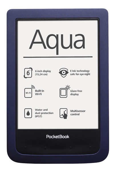 PocketBook Aqua – první voděodolná čtečka elektronický knih