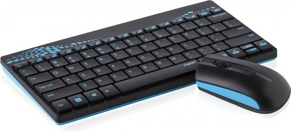 Nový levný set klávesnice a myši Rapoo 8000 je odolný proti polití