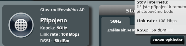 Připojení 5 GHz skrz jednu zeď