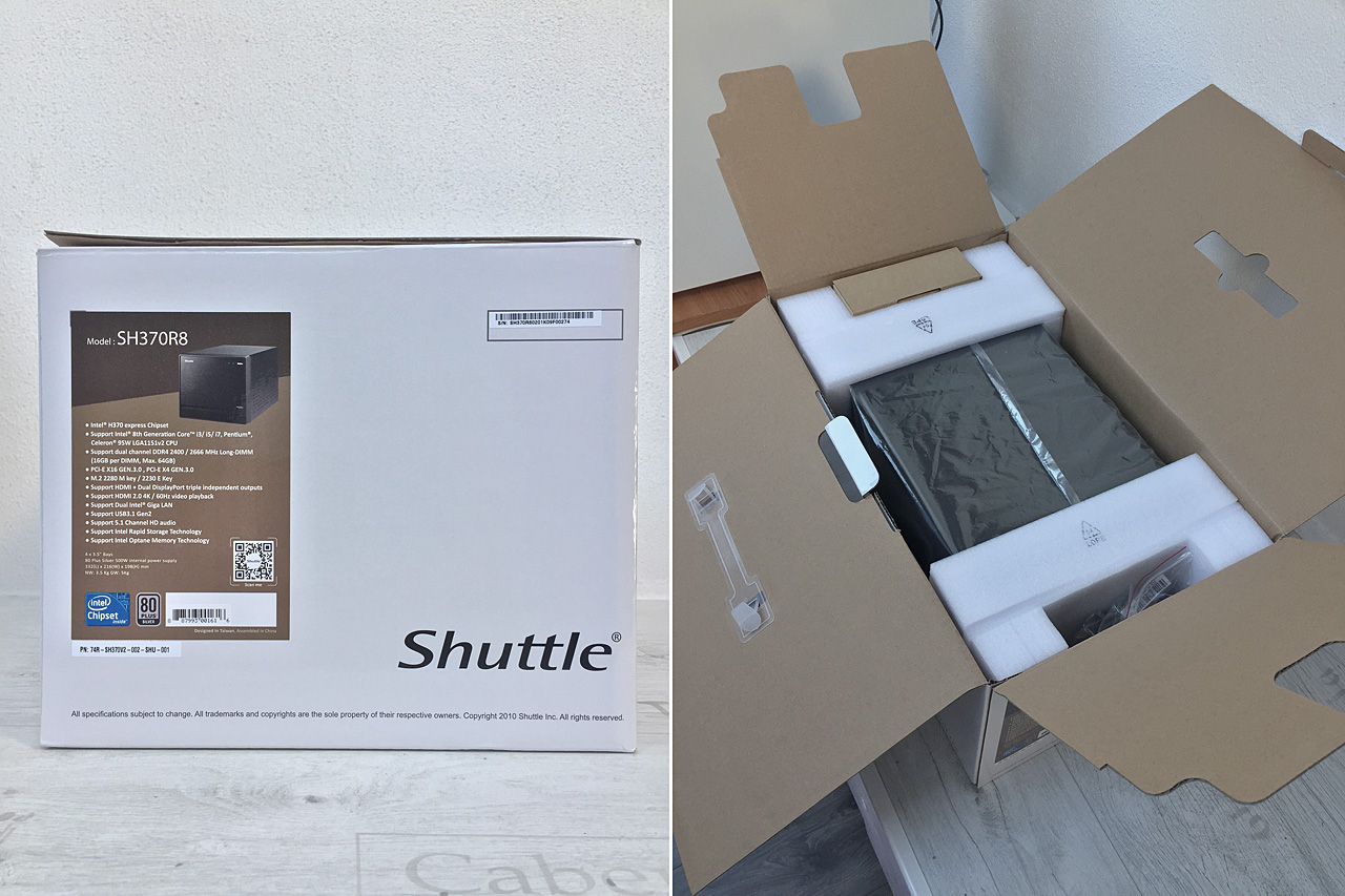 Shuttle XPC cube SH370R8 – spoutaná bestie