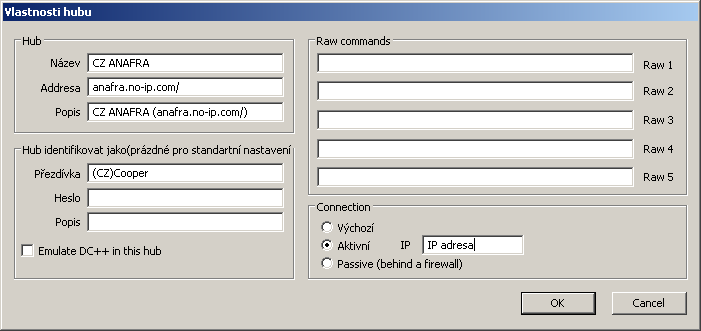 StrongDC++, sdílení a stahování souborů