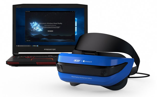 Acer a HP odstartovali předobjednávky vývojářských headsetů pro Windows Mixed Reality