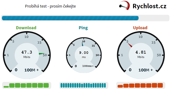 Připojení kabelem