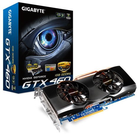 Gigabyte osedlal GTX 460 chladičem WindForce X2
