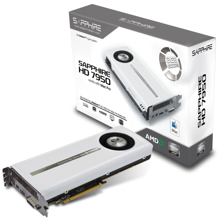 Sapphire uvedlo Radeon HD 7950 pro počítače Mac