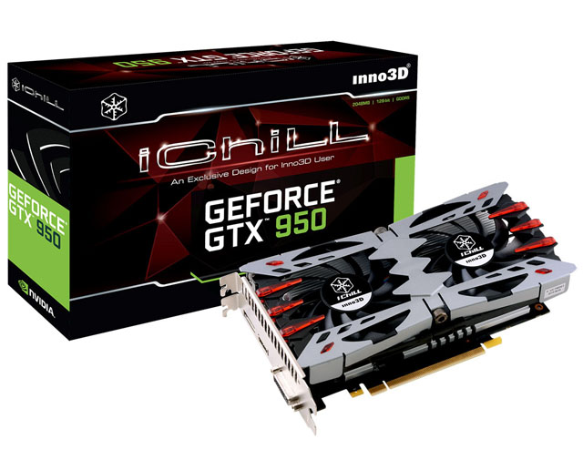 Inno3D uvede na trh GeForce GTX 950 v provedení iChill s monstrózním chladičem