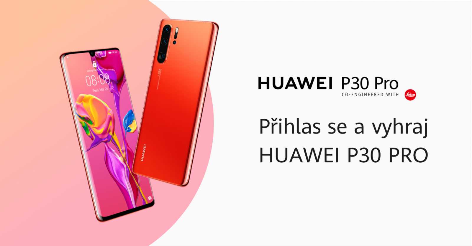 Huawei rozdává tajné kódy a spouští soutěž o telefon P30 Pro