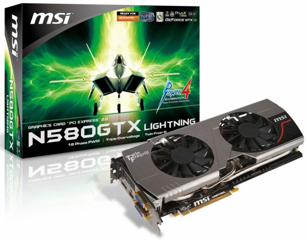 MSI GeForce GTX 580 Lightning – legenda se vrací 