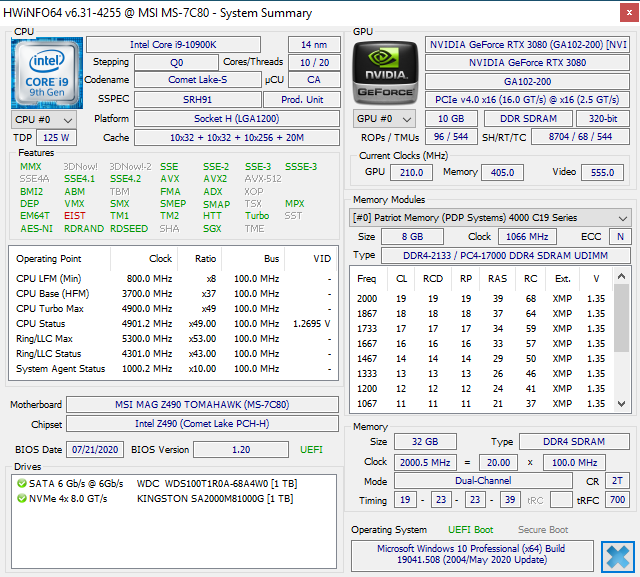 MSI GeForce RTX 3090 Suprim X: 420W monstrum v testu