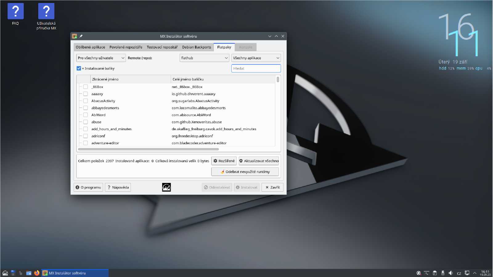 MX Linux verze 23: instalace, krátké přestavení, upgrade