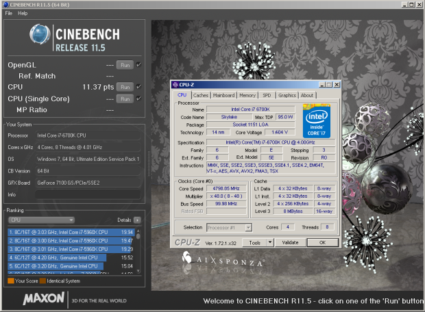 Test Core i7-6700K (Skylake) a Core i7-5775C (Broadwell) 