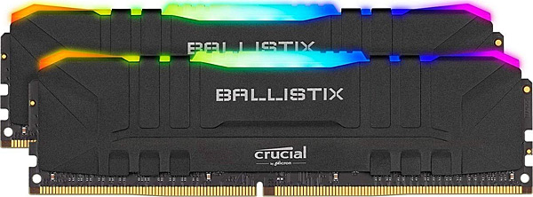 Paměťové moduly Crucial Ballistix Black RGB