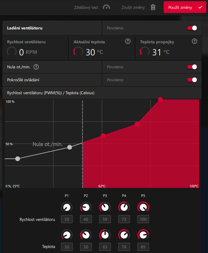 RX 6950 XT: Ovladače AMD a profily pro ztišení, přetaktování, či undervolting