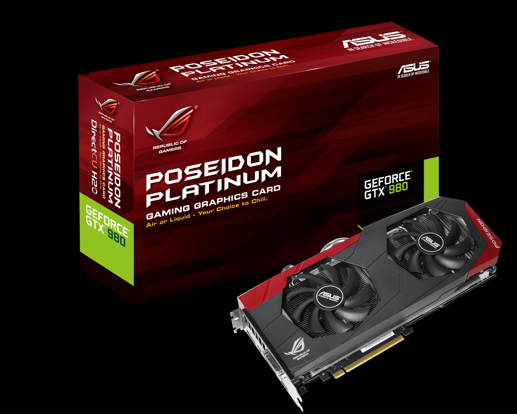 Asus Poseidon Platinum GTX 980 míří do Čech, ale jen v omezeném množství