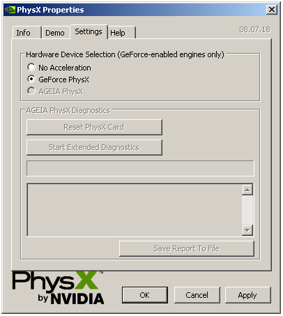 Nvidia PhysX - Herní fyzika pro masy