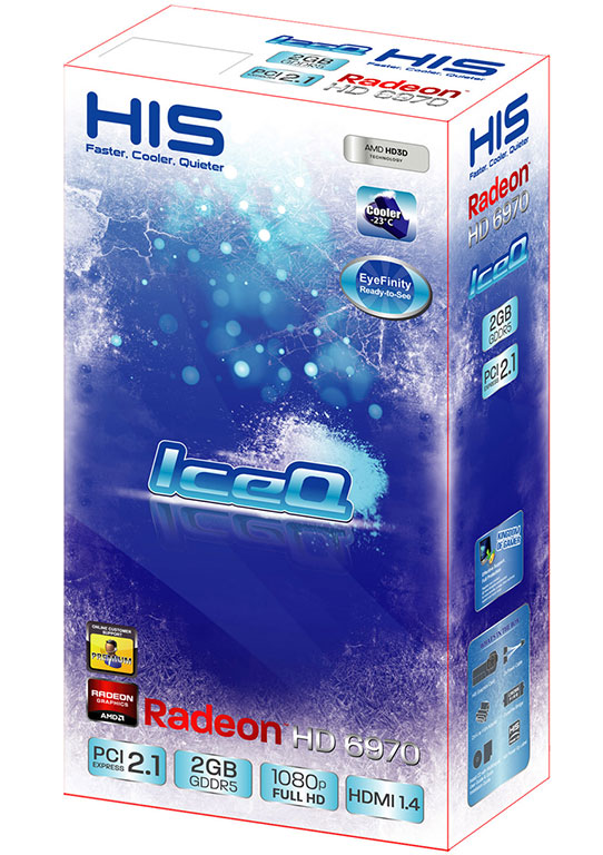 HIS Radeon HD 6970 IceQ RTS: pro snazší  Eyefinity