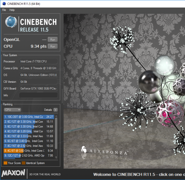 Cinebench R11.5