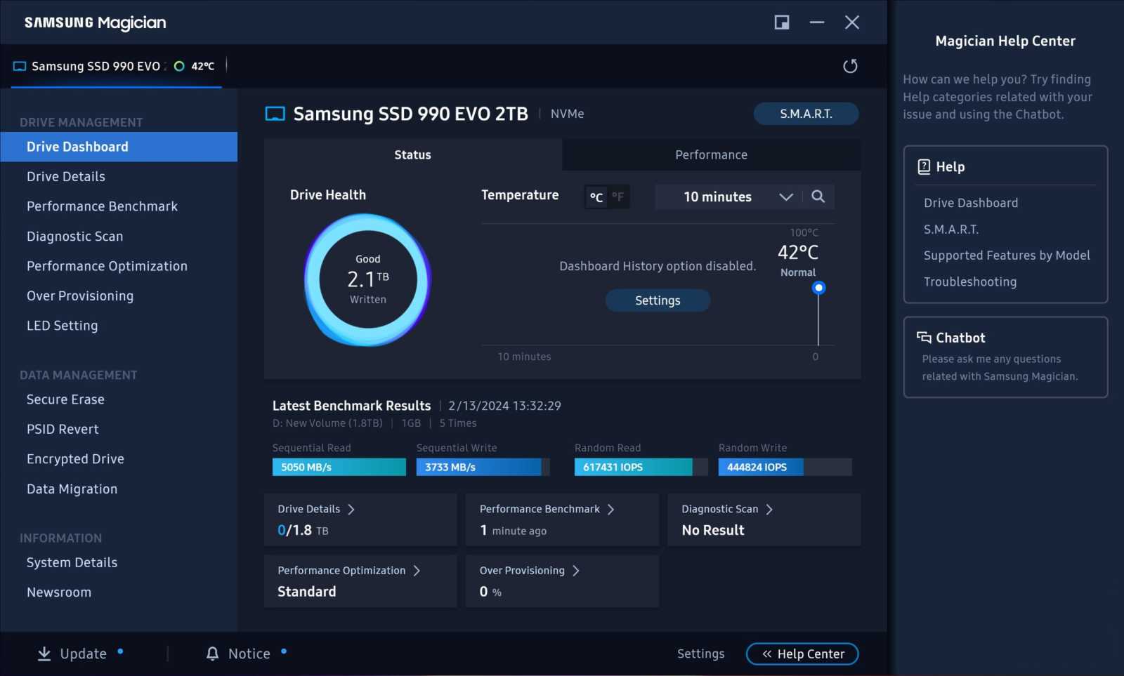 Samsung 990 EVO 2 TB: Speciálně řešené SSD pro NVMe PCIe 5.0 v testu