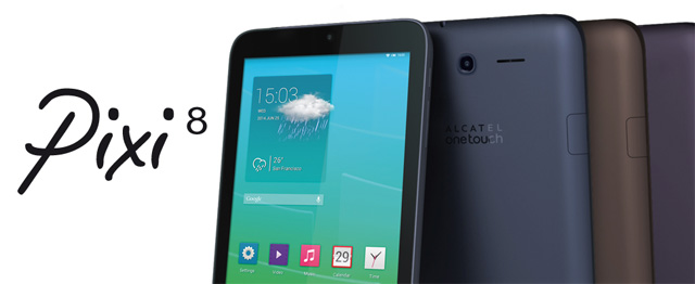 Alcatel Pixi 8: první tablet s tri-core procesorem?