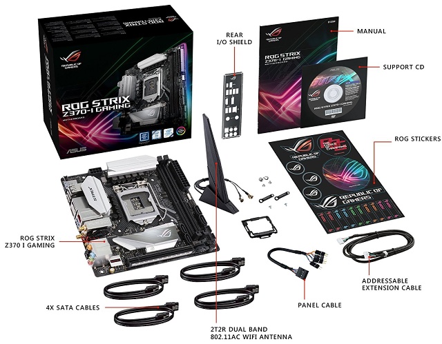 ROG Strix Z370–I Gaming: skvělá minideska od Asus