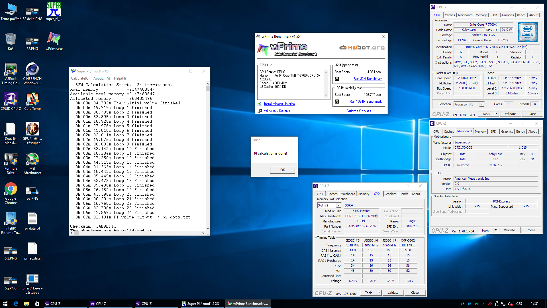 Poradí si Supermicro C7Z170-OCE s novým Kaby Lake i7 7700K?