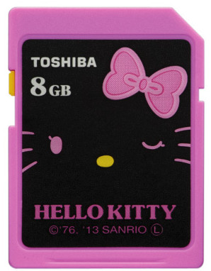 Máte rádi motiv Hello Kitty? Kupte si SDHC kartu od Toshiby