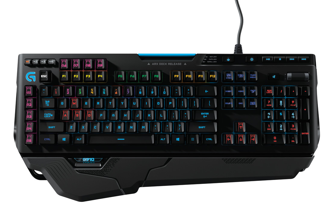 Logitech G910 Orion Spark: nová herní klávesnice s inteligentním podsvícením a mechanickými spínači Romer-G