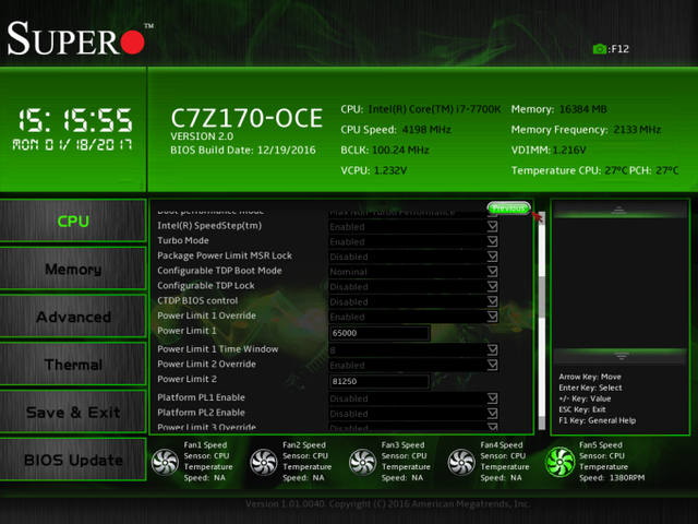 Poradí si Supermicro C7Z170-OCE s novým Kaby Lake i7 7700K?