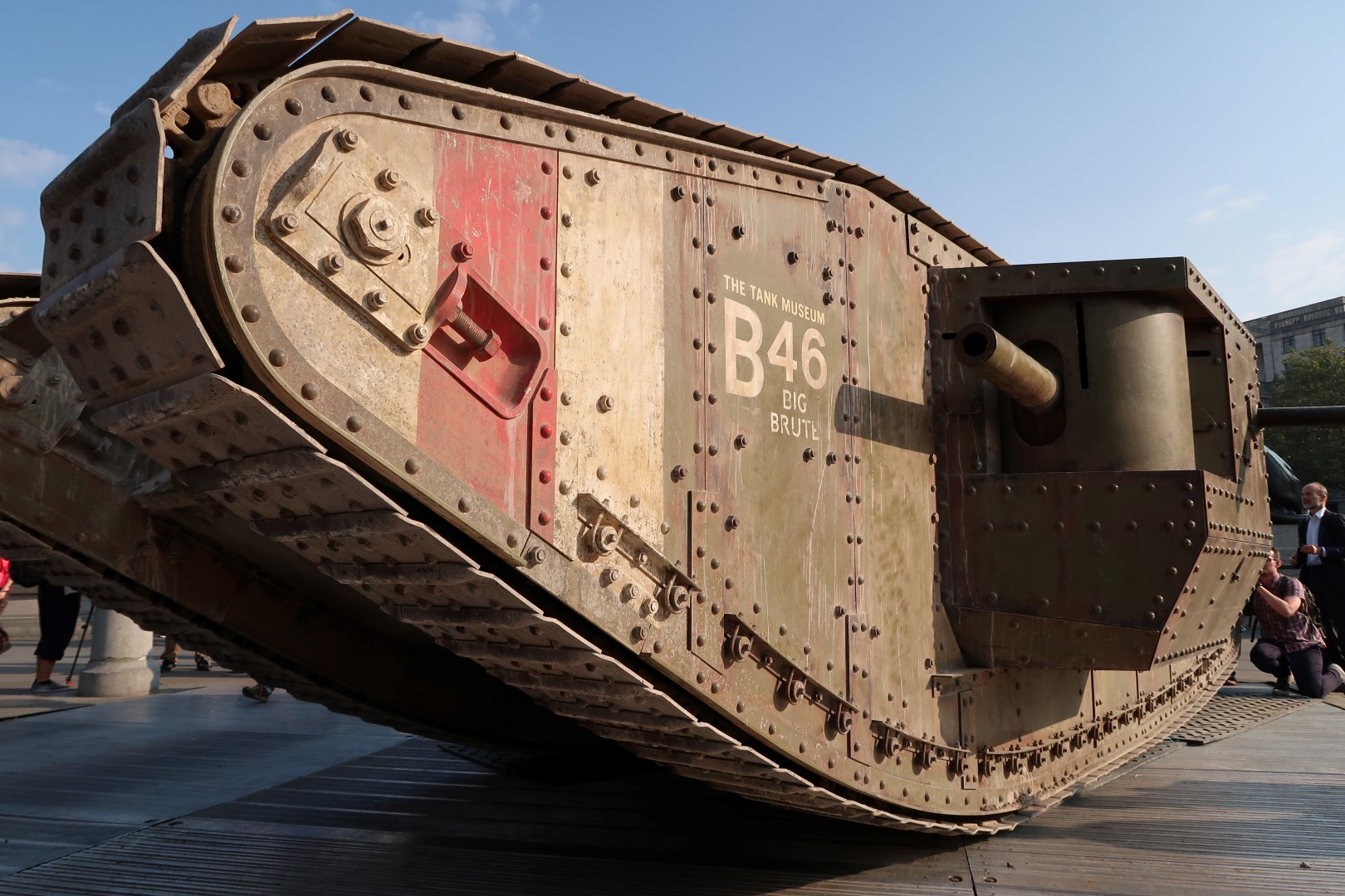 Wargaming rozjel tank Mark IV. na Trafalgar square