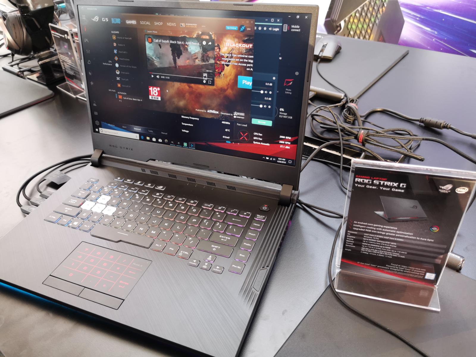 ASUS představil nové notebooky ROG. Udělají všem hráčům radost!