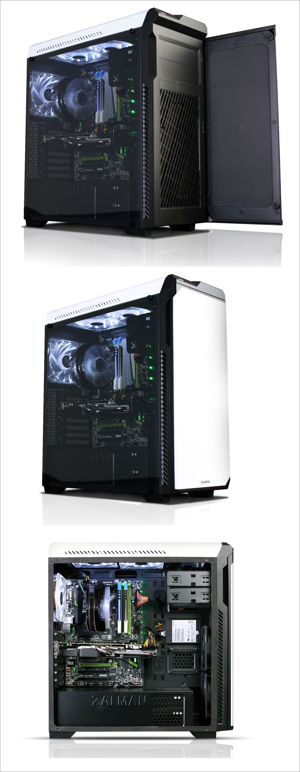 Zalman Z9 Neo Plus White: Stylová skříň v bílé