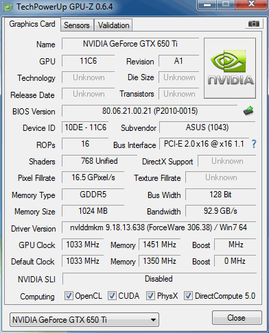 nVidia GeForce GTX 650 Ti — porazí HD 7770 a 7850?