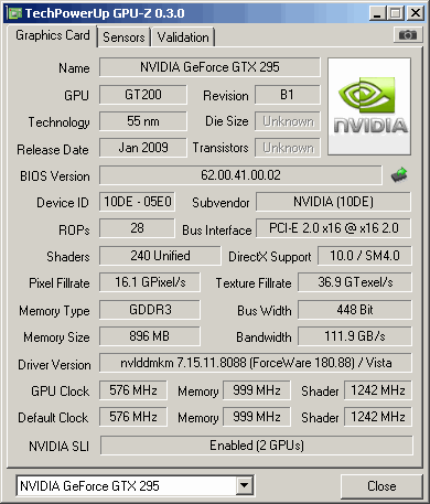 NVIDIA GeForce GTX 295 - Exkluzivní preview