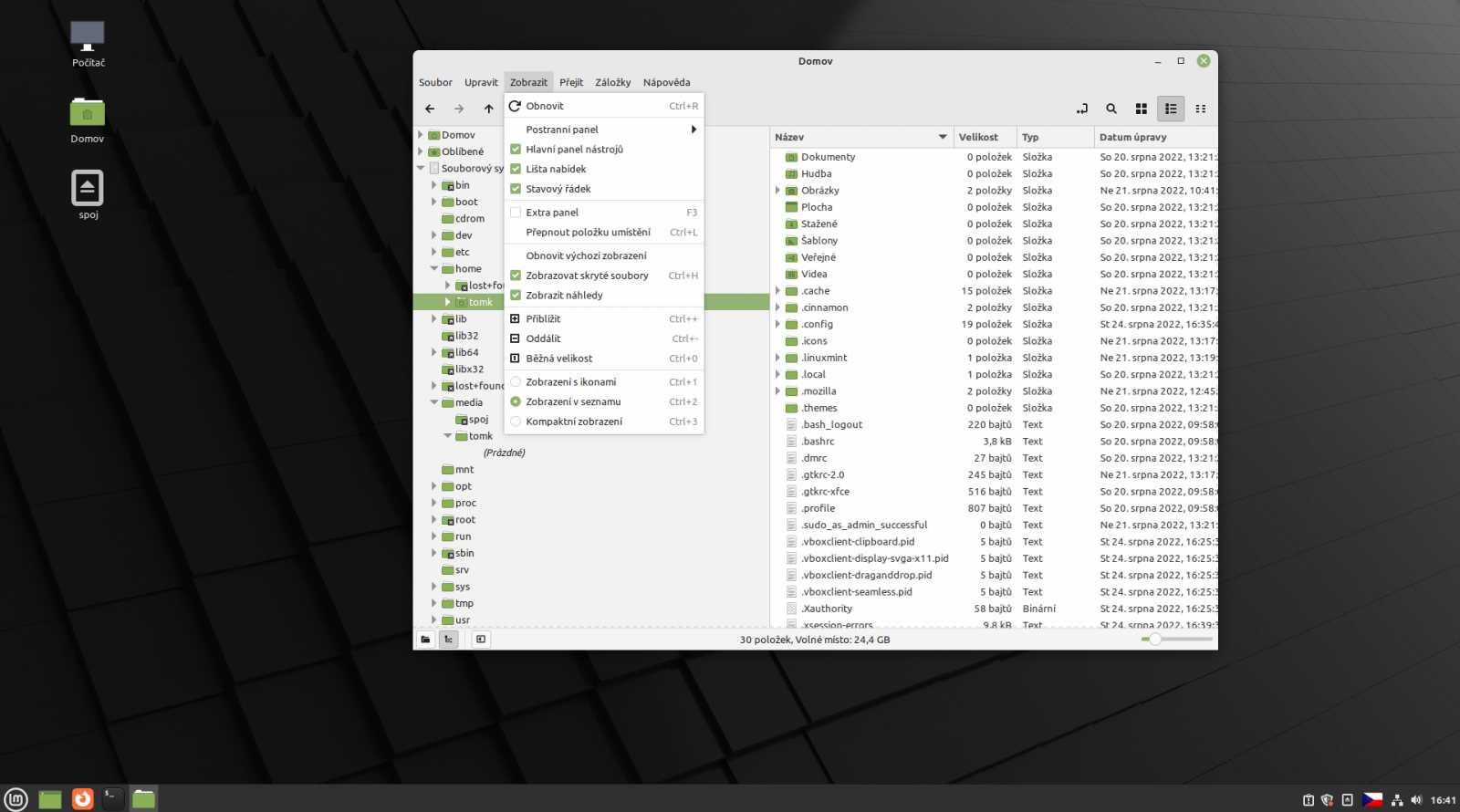 Jak jednoduše a rychle na Linux Mint coby uživatel Windows