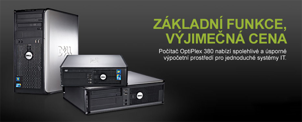 Dell OptiPlex 360 DT - značková kancelář v luxusním provedení