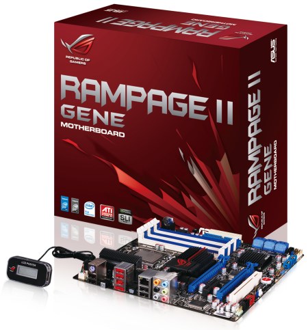 Asus Rampage II Gene - Ještě menší a extrémnější