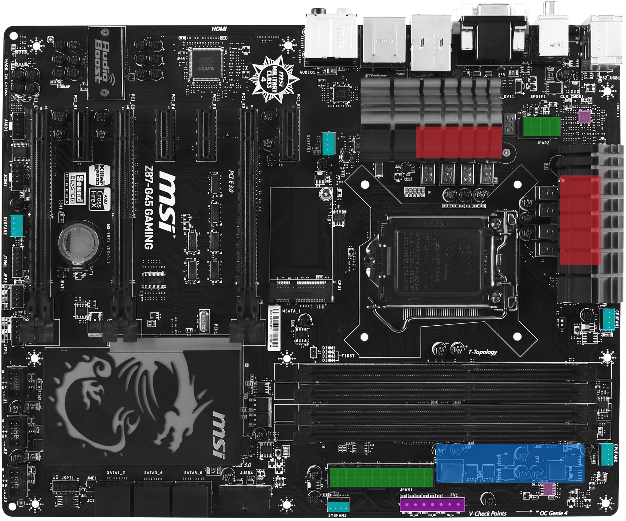 Test čtyř desek Intel Z87 včetně měření termokamerou II.