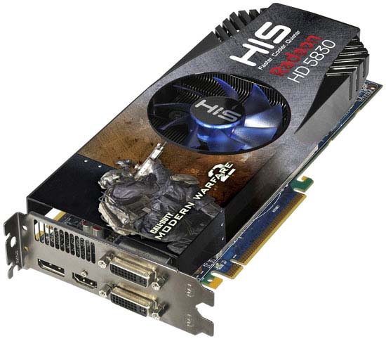 HIS vydává přetaktovaný Radeon HD 5830