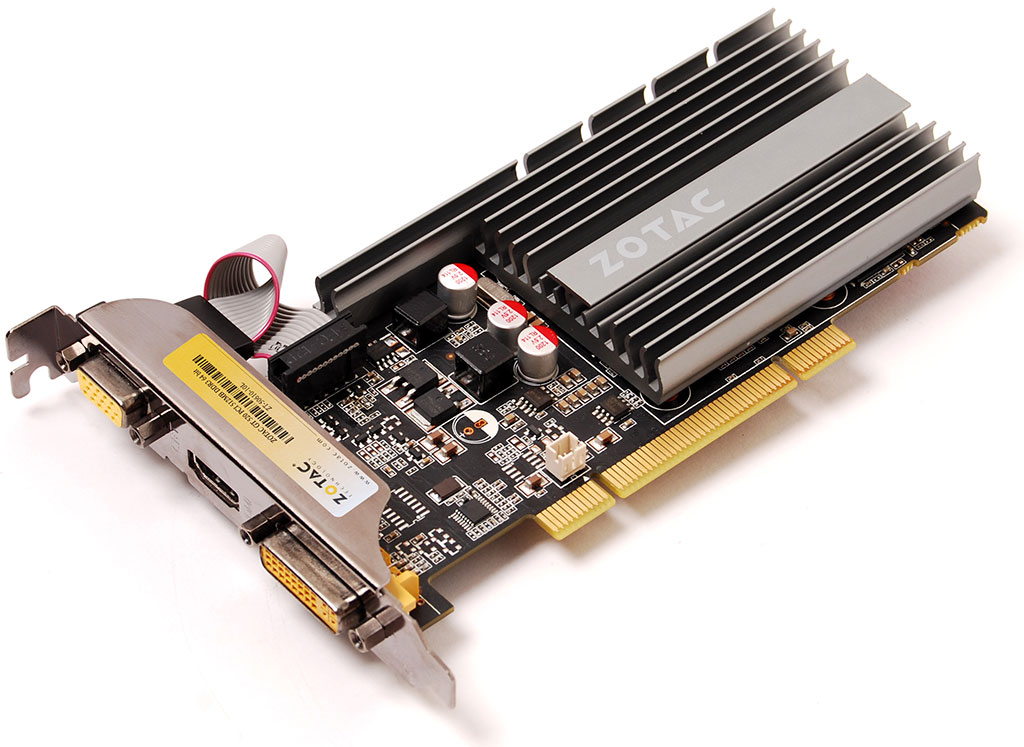 nVidia GT 520 s PCI-Express ×1 nebo PCI rozhraním jedině od Zotacu