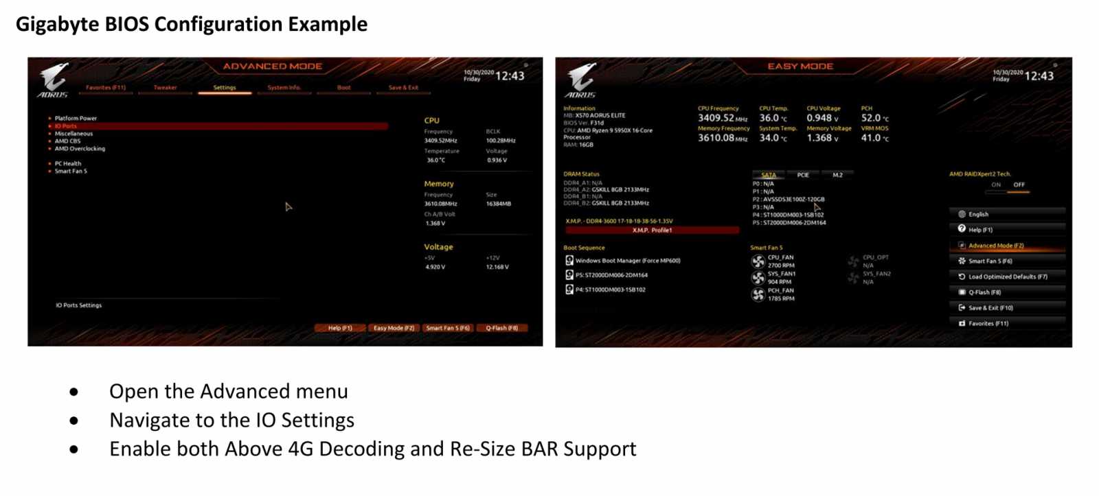 Ryzen 5900X, SAM a Corsair Vengeance LPX 32GB (4 × 8 GB) 