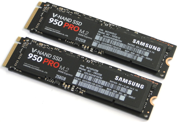 2× Samsung 950 Pro: Nové M.2 SSD 256 a 512 GB v testu 