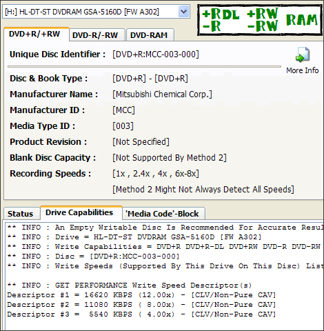 LG GSA-5160D, externí vypalovačka "DVD+R DL"