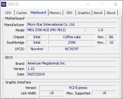 Intel Core i9–9900K a MSI MEG Z390 ACE v testu