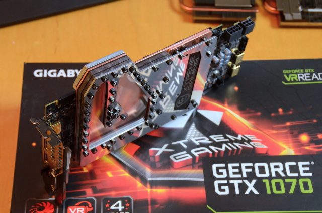 Výroba vodního bloku pro Gigabyte GTX 1070 Xtreme Gaming 